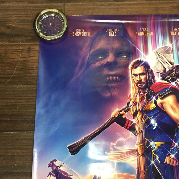 Thor Love and Thunder 27"x40" Authentic Theatre Movie Poster Advance DS Canada - Picture 10 of 16